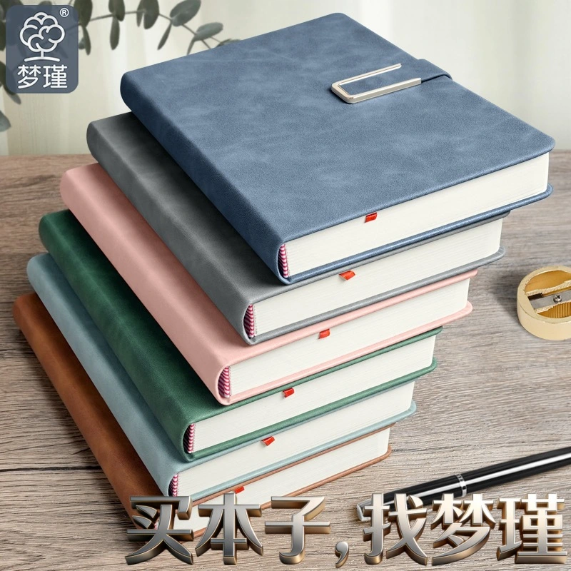 Cuaderno de tapa dura de cuero PU