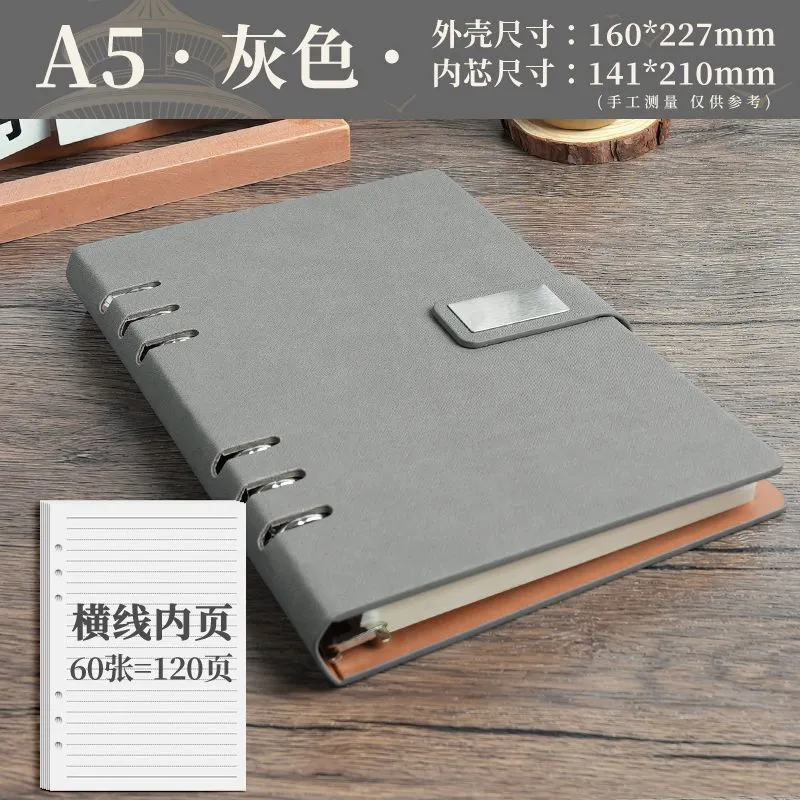 Cuaderno planificador de hojas sueltas recargable