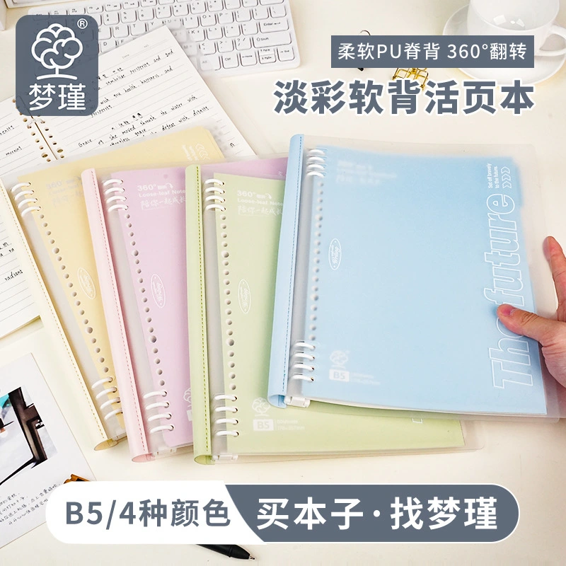 Cuaderno de hojas sueltas con carpeta de anillas