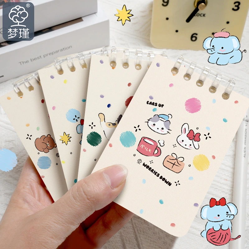 Cuaderno pequeño de hojas sueltas